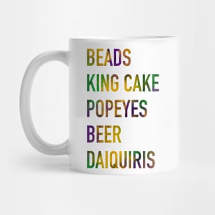 Mardi Gras Essentials Mug